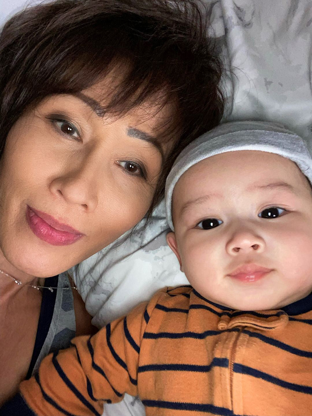 Kajinoor Skincare Founder, Houi and Grandson